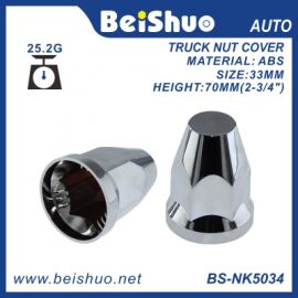 BS-NK5034 36mm ABS chrome nut cover