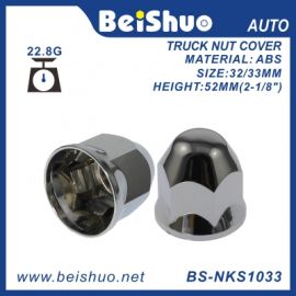 BS-NKS1033 33mm/38mm Semi Truck Chrome Protection Nut Cover