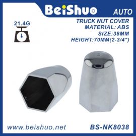 BS-NK8038 38mm ABS chrome Nut cover