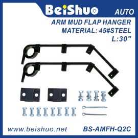 BS-AMFH-Q2C Black Angled Mud Flap Hanger 2 Coils