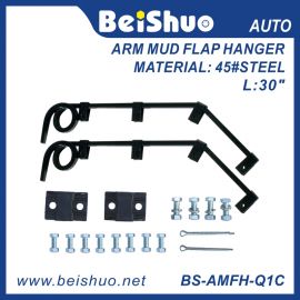 BS-AMFH-Q1C Mud Flap Hanger Black Angled 1 Coil