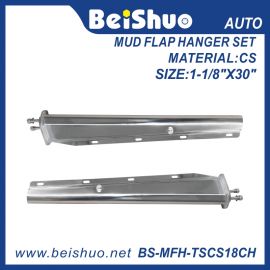 BS-MFH-TSCS18CH Chrome Steel Straight Spring-loaded Mud Flap Hanger