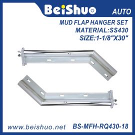BS-MFH-RQ430-18 45 Degree Spring Loaded Mud Flap Hanger Set