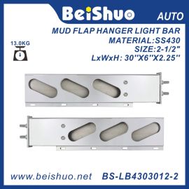 BS-LB4303012-2 Stainless Steel Mud Flap Hanger Light Bars
