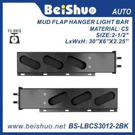 BS-LBCS3012-2BK Black Mud Flap Hanger Light Bars
