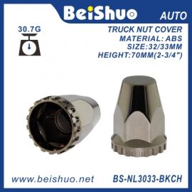 BS-NL3033BKCH 33mm Lug Nut Cover