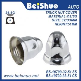 BS-10700-32-51 Steel Wheel Lug Nut Cover for Truck