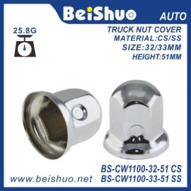BS-CW1100-32-51 Steel Wheel Lug Nut Cover for Truck