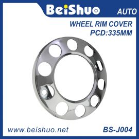 BS-J004 22.5" Truck Stainless Steel Wheel Hub Cover Wheel Trim Cover
