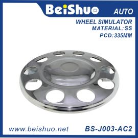 BS-J003-AC2 22.5" 10 Holes Stainless Steel Wheel Stud Cover