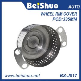 BS-J017 22.5" Truck Stainless Steel Rear Axle Hub Cover