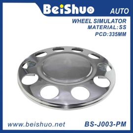 BS-J003-PM 22.5" Stainless Steel Wheel Stud Cover