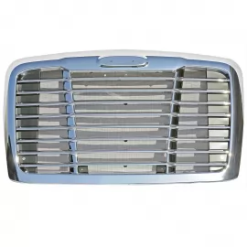 BS-FR-101CH Chrome Grille With Bug Screen for Freightliner Cascadia 2008 2009 2010 2011 2012 2013 2014 2015 2016