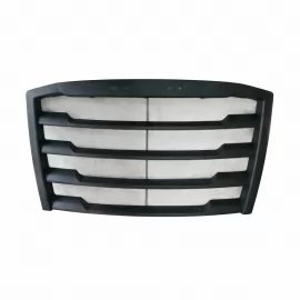 BS-FR-102BK CHROME GRILLE WITH BUGSCREEN for NEW FREIGHTLINER CASCADIA 2018-2024