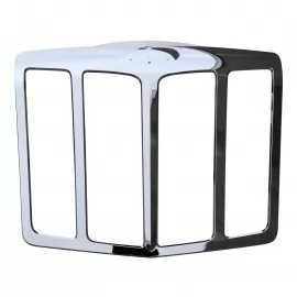 BS-PE-101CH 2013-2021 Peterbilt 579 Plastic Chrome Front Grille With Bug Screen